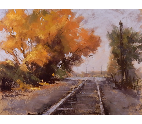 "Along the Tracks" by Deborah Henderson